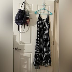 Shein Black and White Polka Dot Maxi Dress